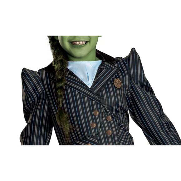NBCUniversal Girls' Wicked the Musical Elphaba Shiz Classic Costume Dress - Picture 4 of 15